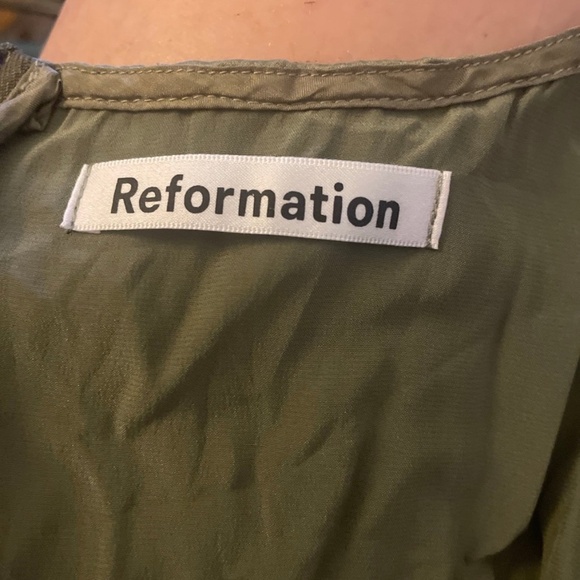 Reformation Kaye Silk Dress - Picture 4 of 5